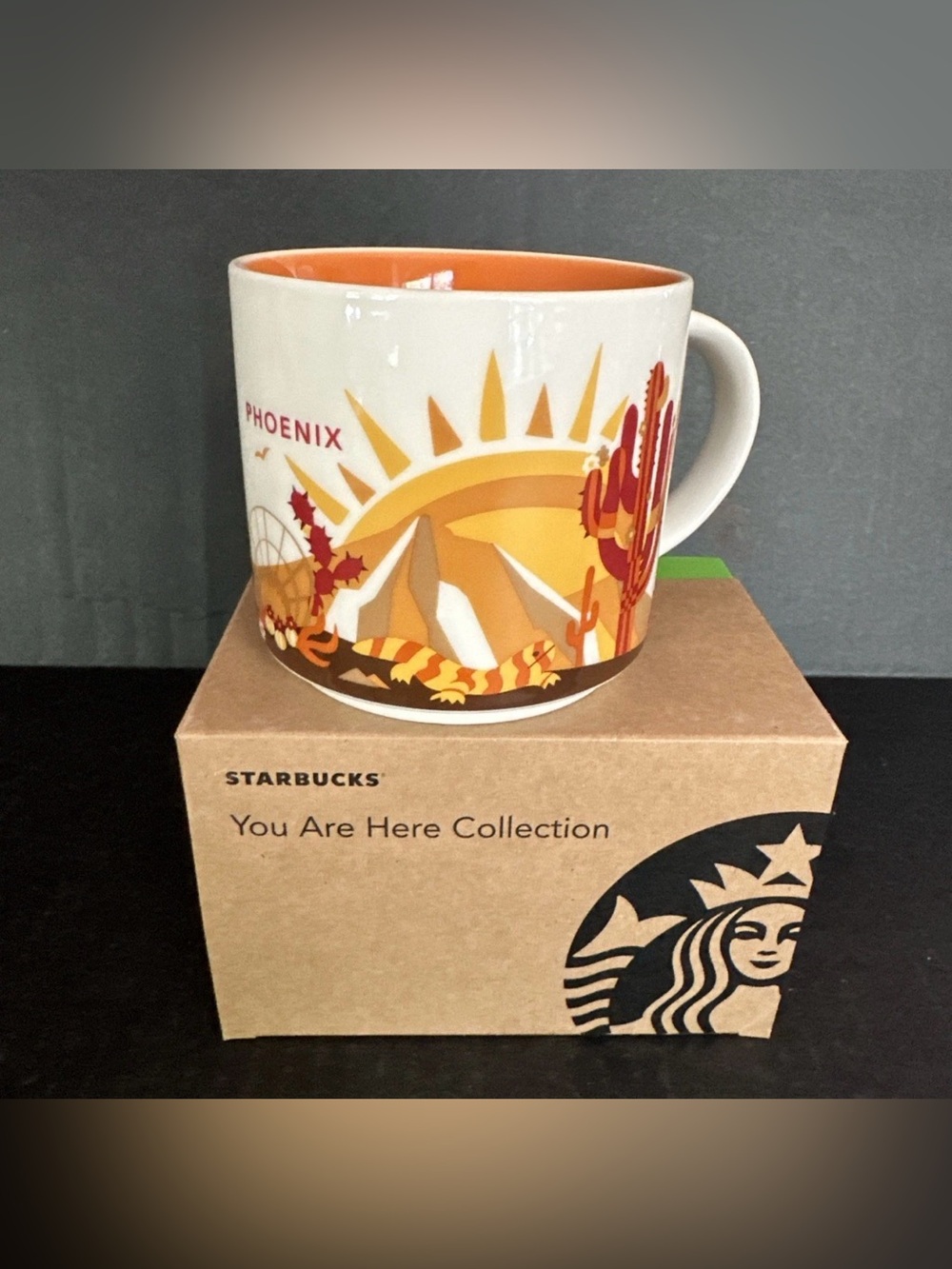 Starbucks Phoenix You Are Here 14oz Coffee Mug 2015 YAH Tea Cup In Box New